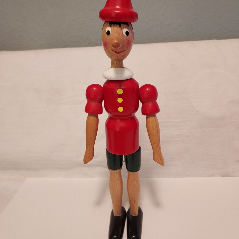 Vintage Wooden Pinocchio